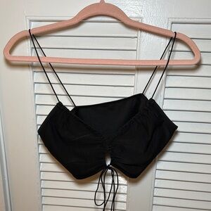 Black Women's Strappy Top